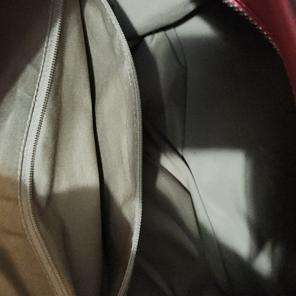 Coach Cherry Red Galaxy Legacy Leather Tote East West - Picture 8 of 10